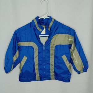 Nike Boys Athletic Lined Jacket Windbreaker Sports Running Coat Pockets sz Small